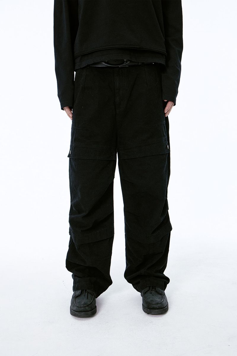 ETCE（イーティーシーイー）の「6P BATTLE CARGO PANTS (BLACK)（Pants）」
