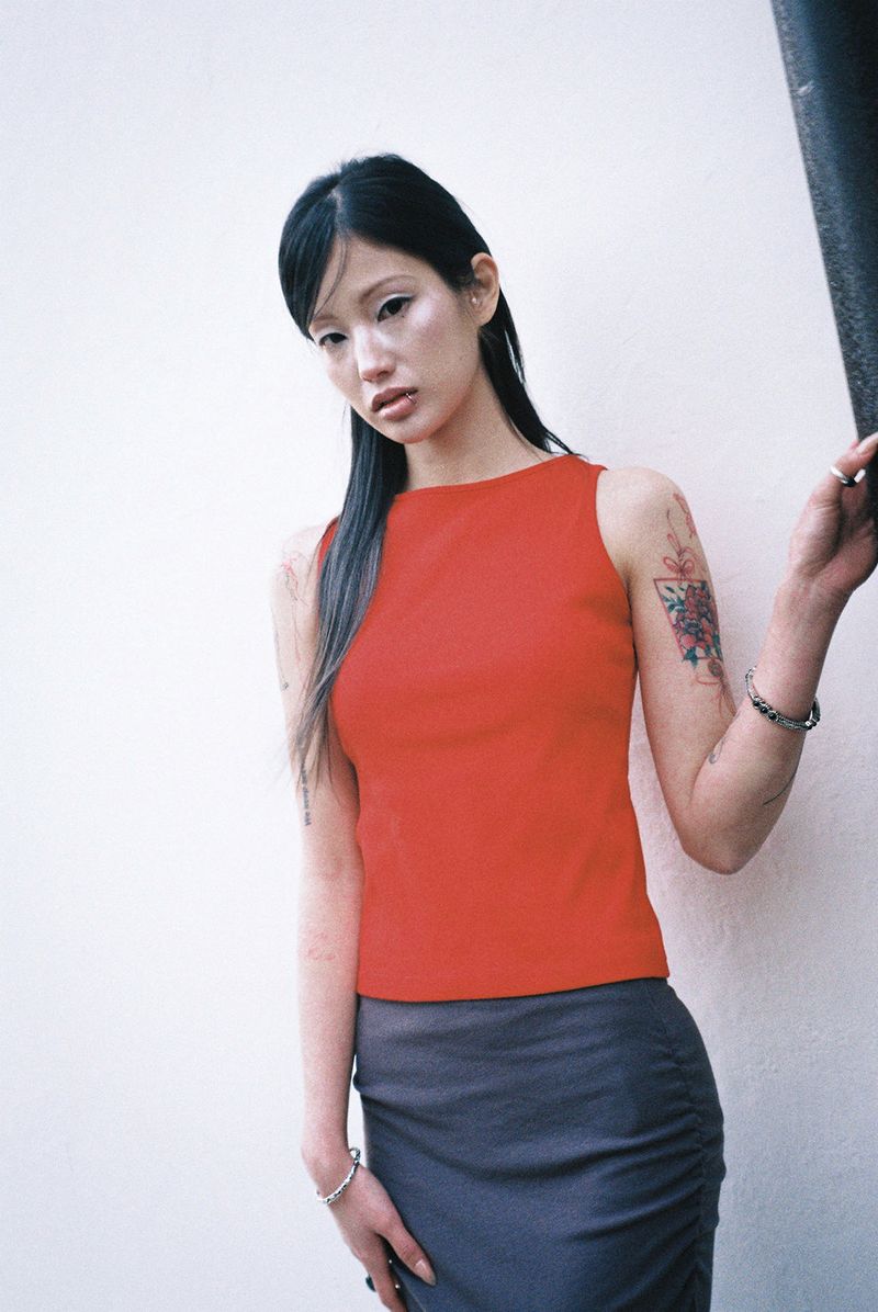 [春] - Boat neck sleeveless (3color)