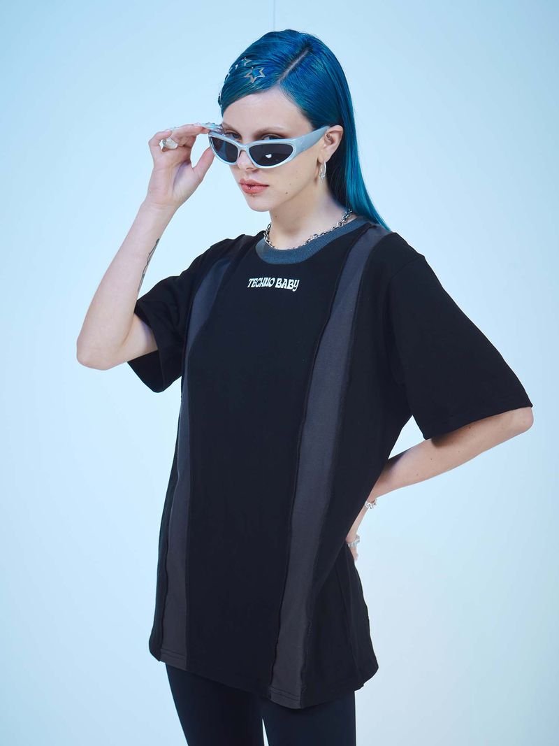 TECHNO BABY OVERLOCK OVERFIT T (Bk)