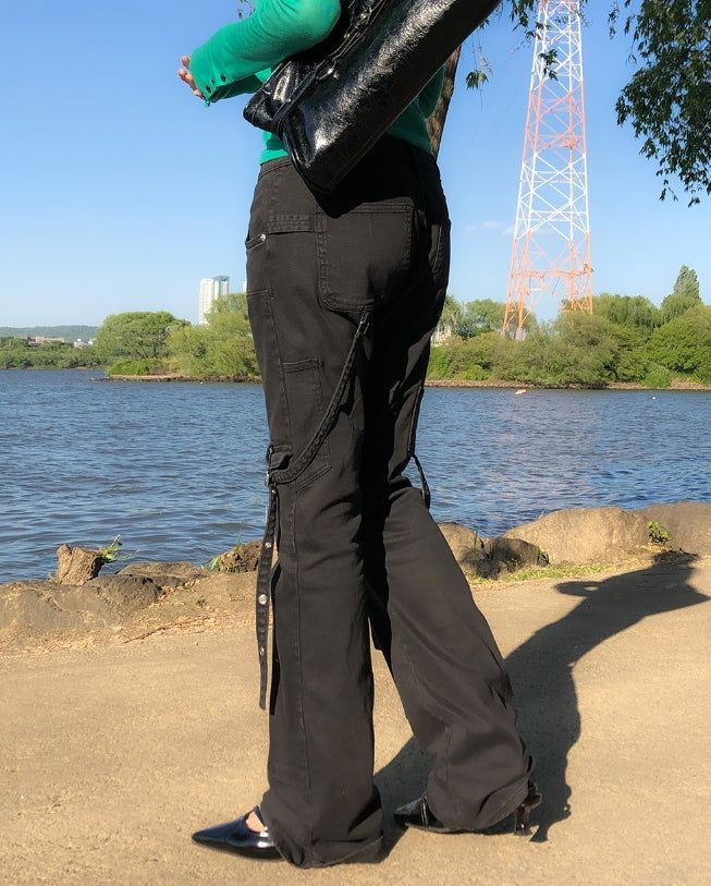 More Belted Low Bootcut Pants