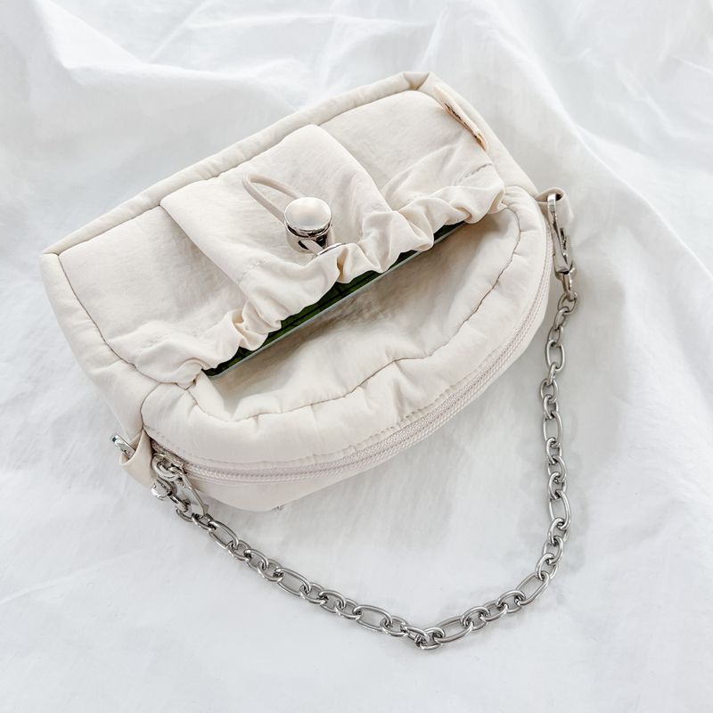 Card Wallet Mini Chain Bag-IVORY