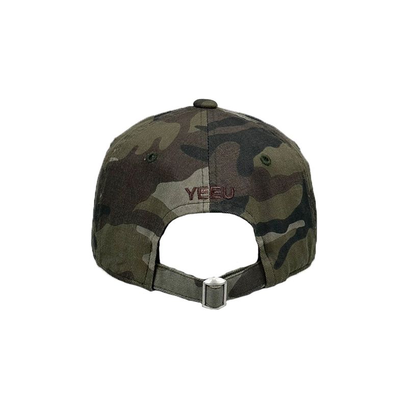 BASIC LOGO WASHED BALL CAP (CAMO KHAKI)