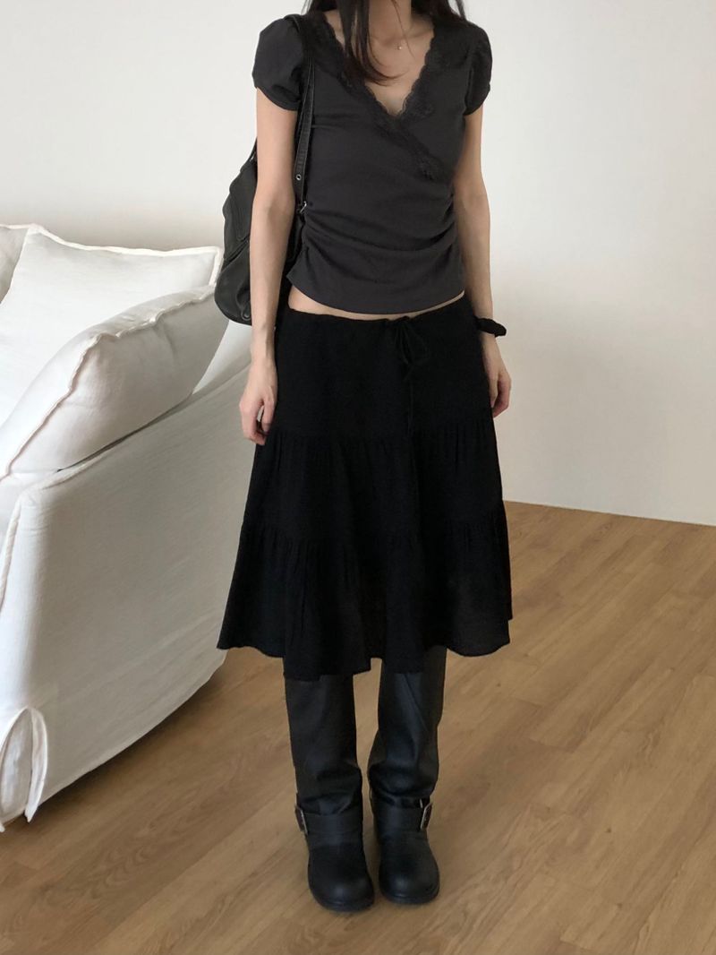 Andy Cancan Midi Skirt (2 colors)