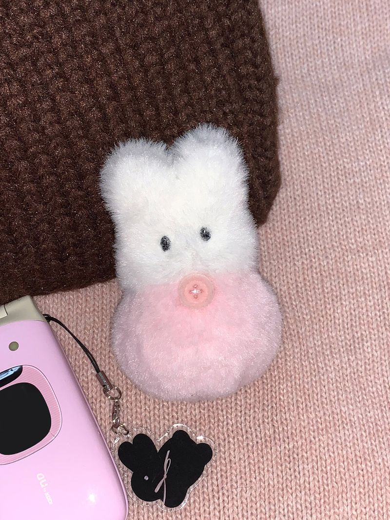 Blanket Bunny Kkongkkong Doll Keyring