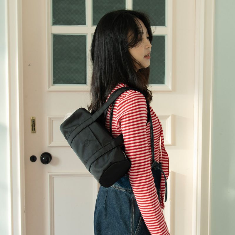 mini duffle bag_black