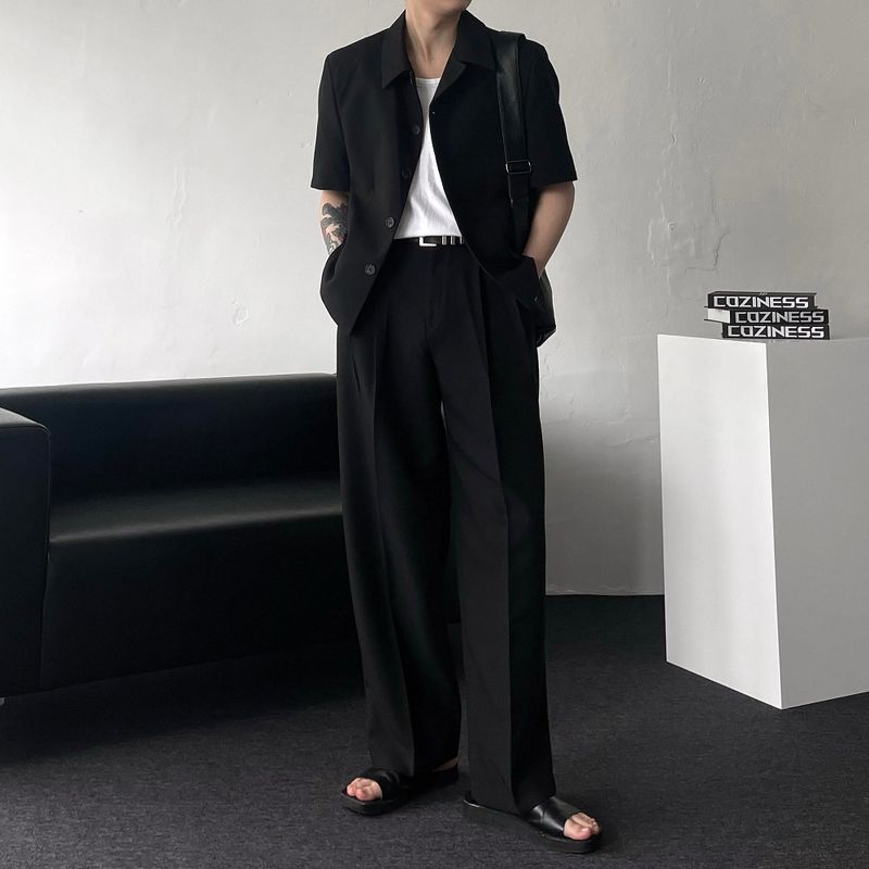 CR Clock Stan Collar Half Crop Jacket (2 colors)