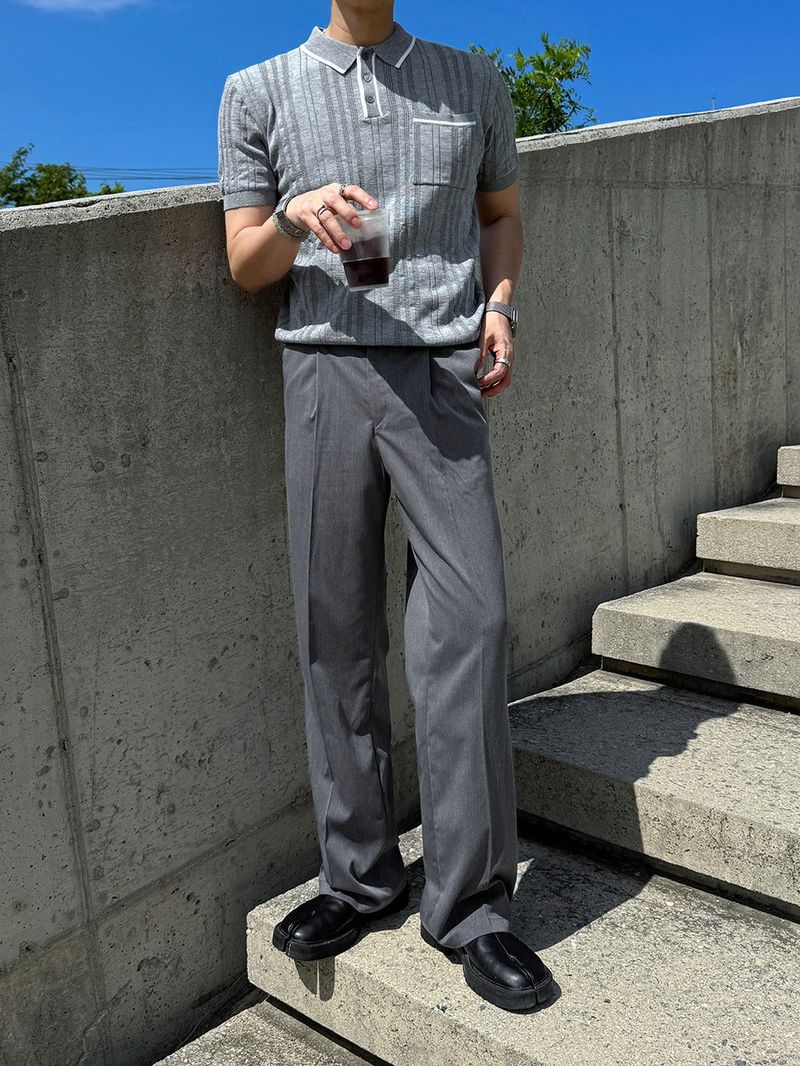 ASCLO（エジュクロ）の「[A-P0195] ワンタックマジックスラックス (3色)（Pants）」