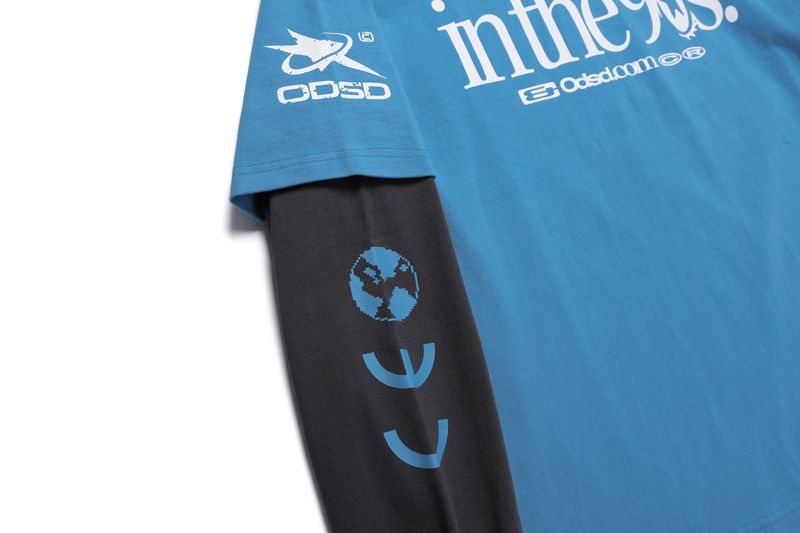 In The Nineties Hooded Layered Long Sleeve - 2COLOR