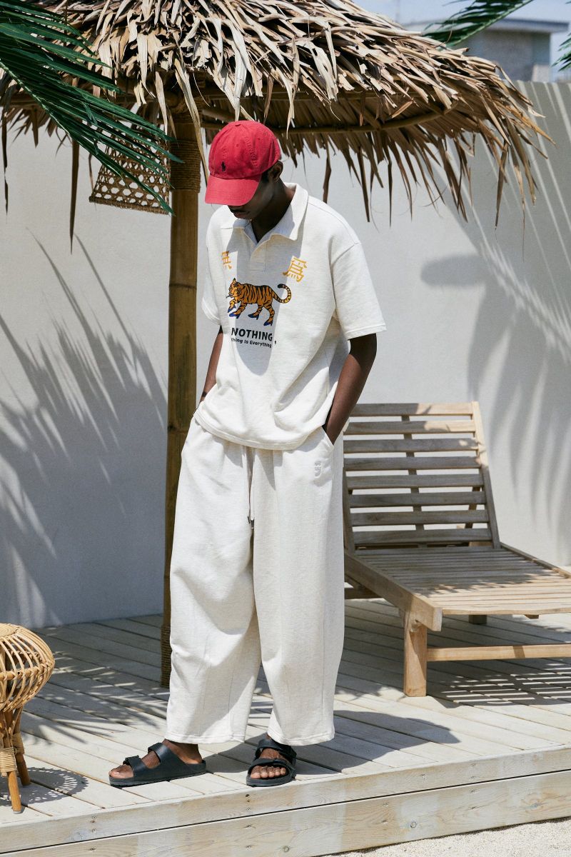 PIN-KNIT BALLOON PANTS (Oatmeal)