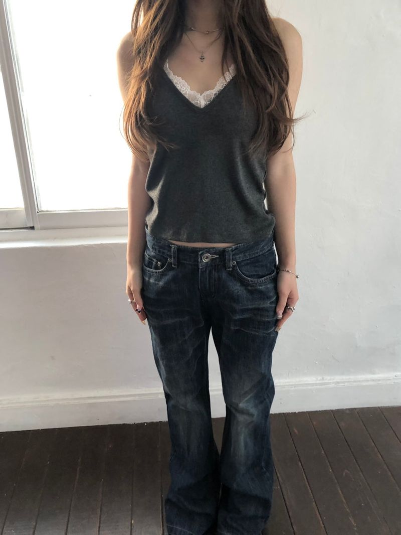 Blue low Jeans