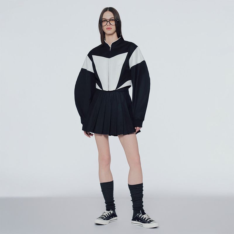 Corset-panelled western jacket
