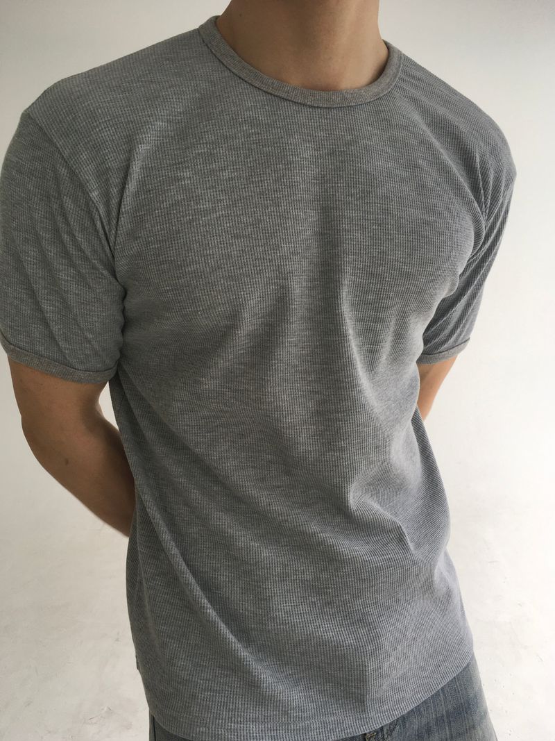 waffle ringer short sleeve(3colors)