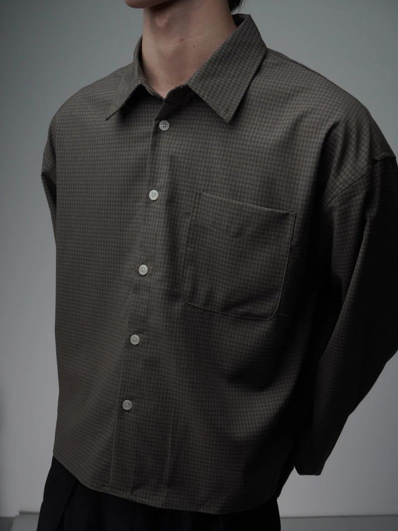 RB53 Boxy Micro-Check Shirt