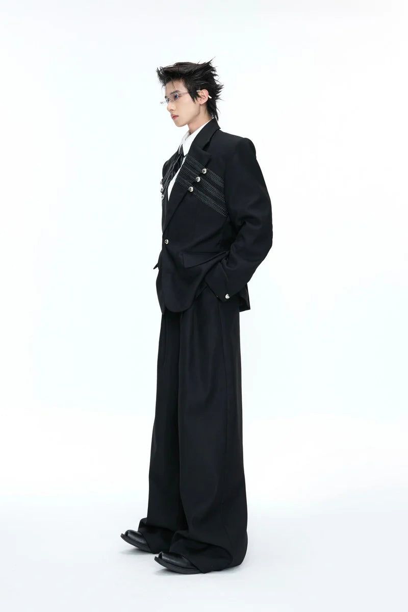 Argue Cultureの「Braided Loose Suit Trousers(Pants)」
