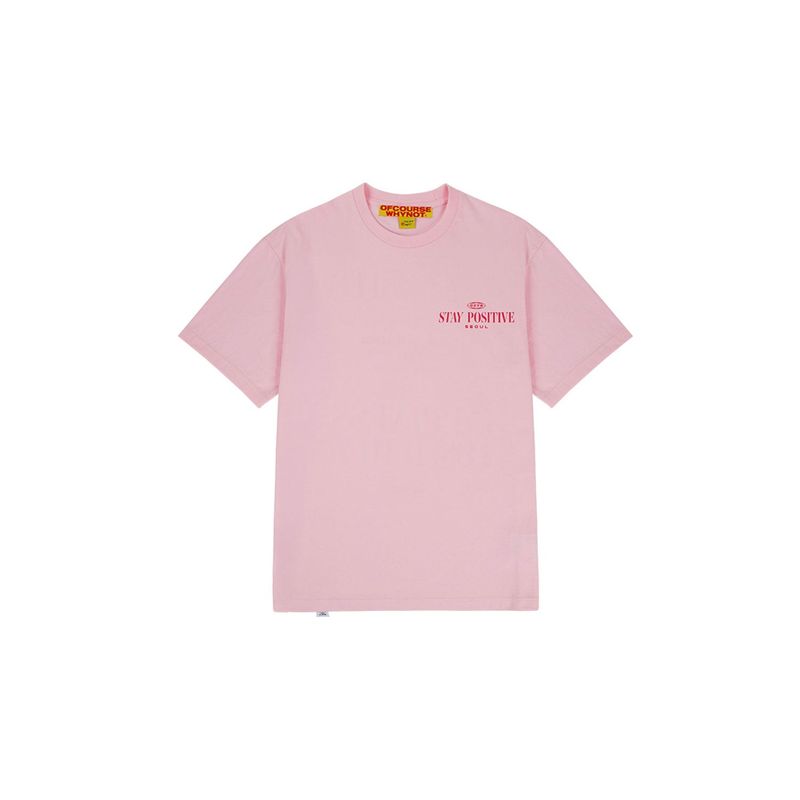 イエス? イエス! Tシャツ_ピンク