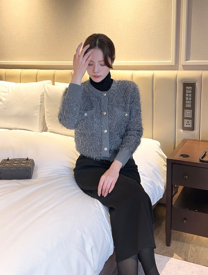 Peko Wings Pearl Knit Cardigan