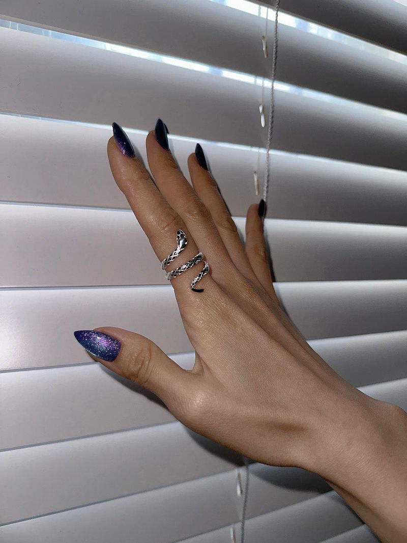 [92.5silver] Snake ring