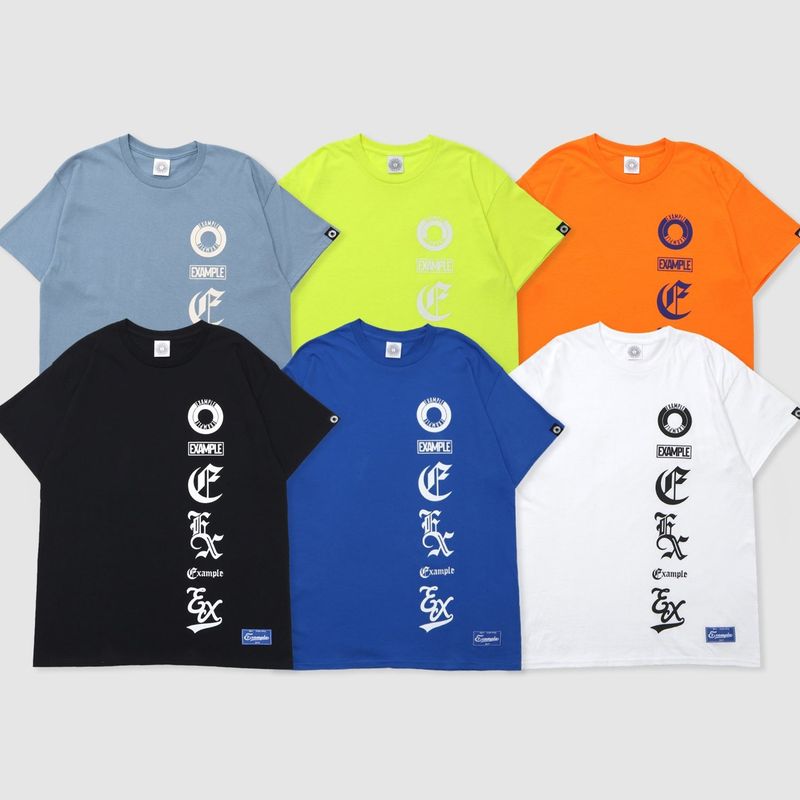 EXAMPLE STRAIGHT LOGO S/S TEE