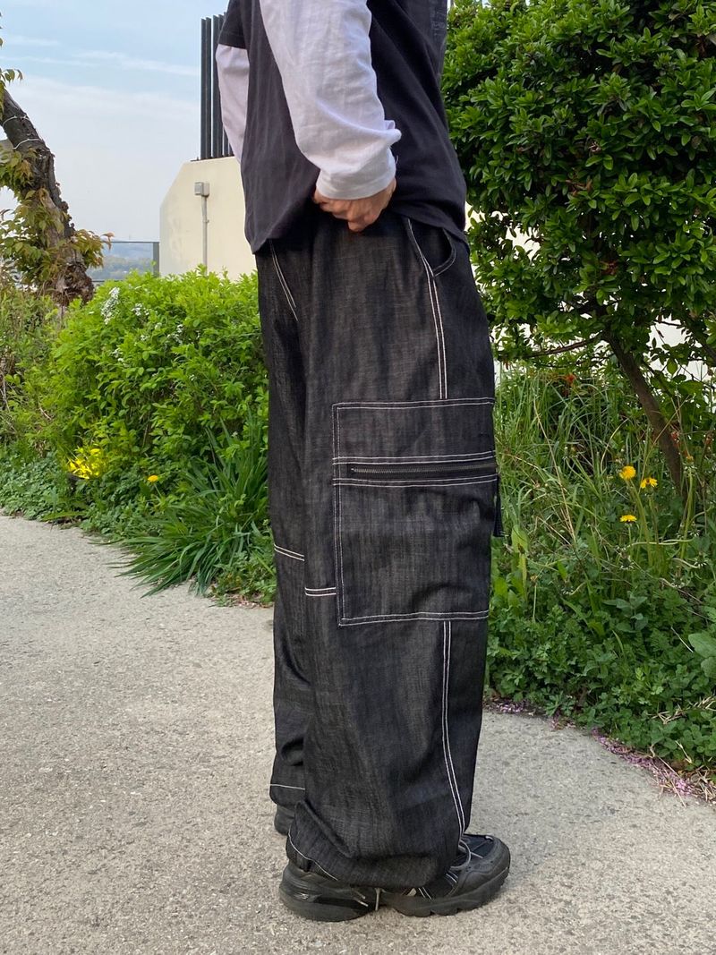 Stitch One Cargo Balloon Pants 1C