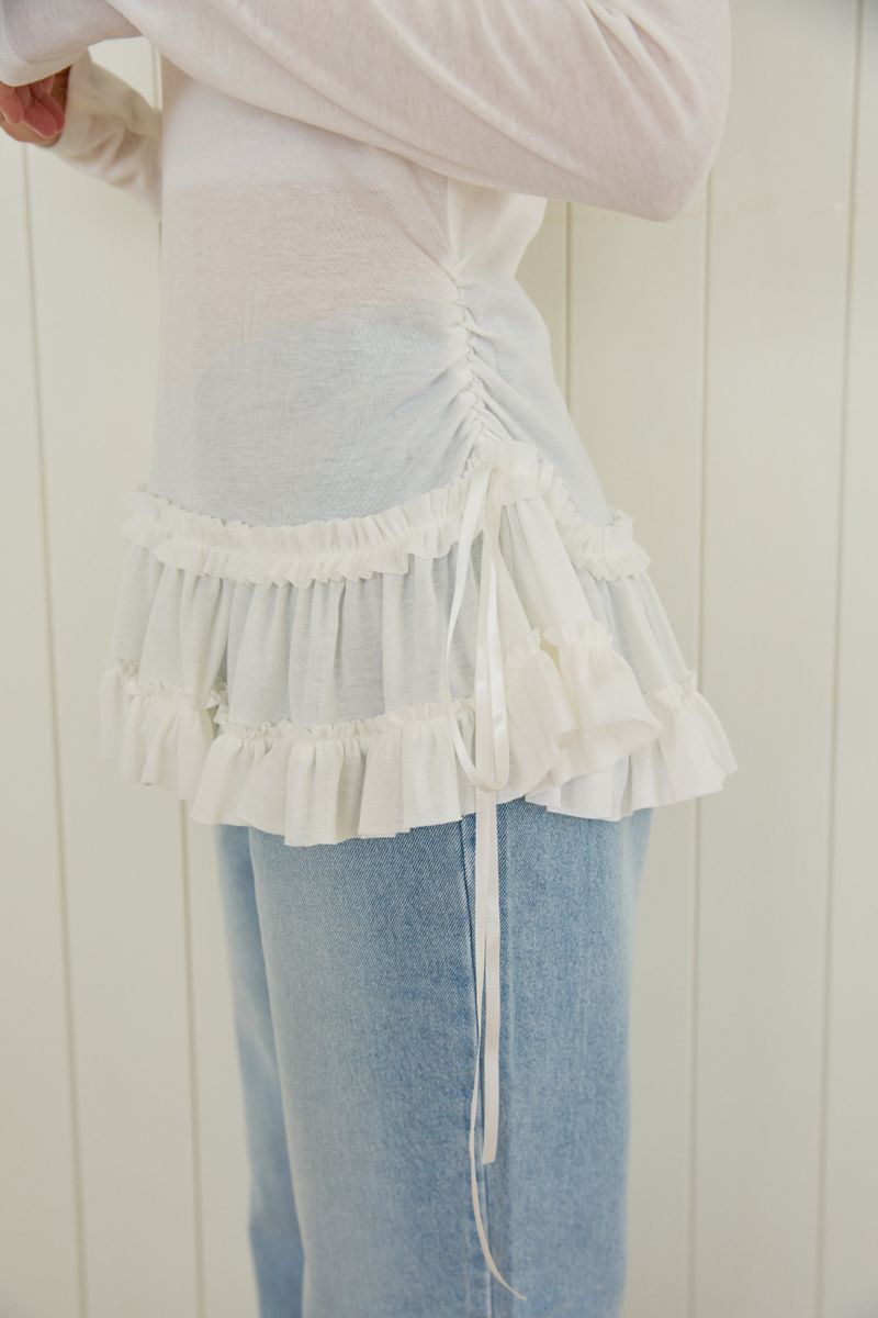 FLOW FRILL LAYERED TOP