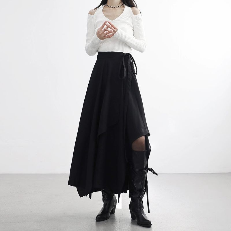 Prène Flared Wrap Skirt
