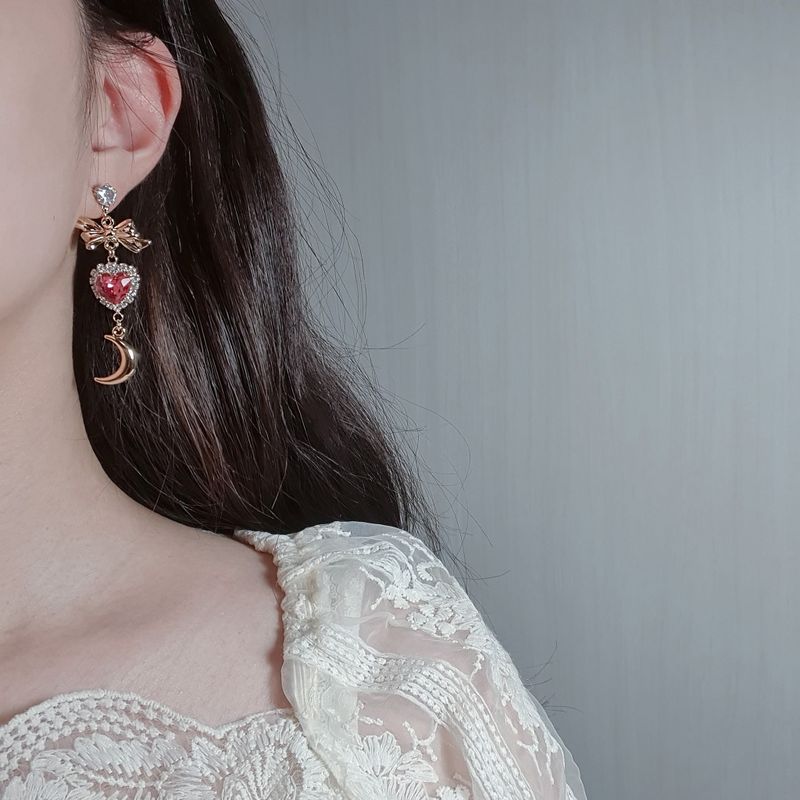 Moon Witch Earring - Rosepink