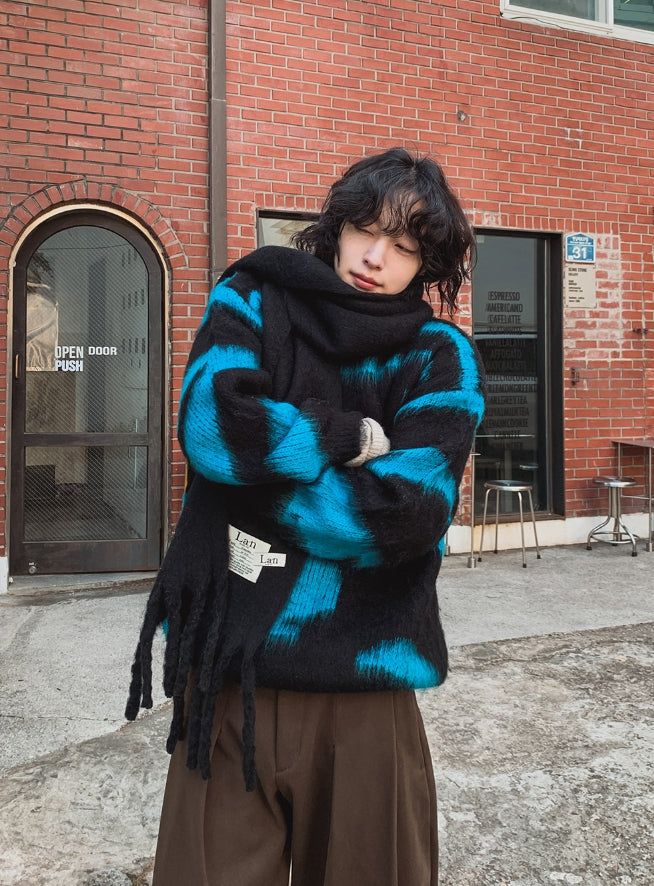 2PLAN（ツープラン）の「スネークモヘアラウンドニット（トップス）」