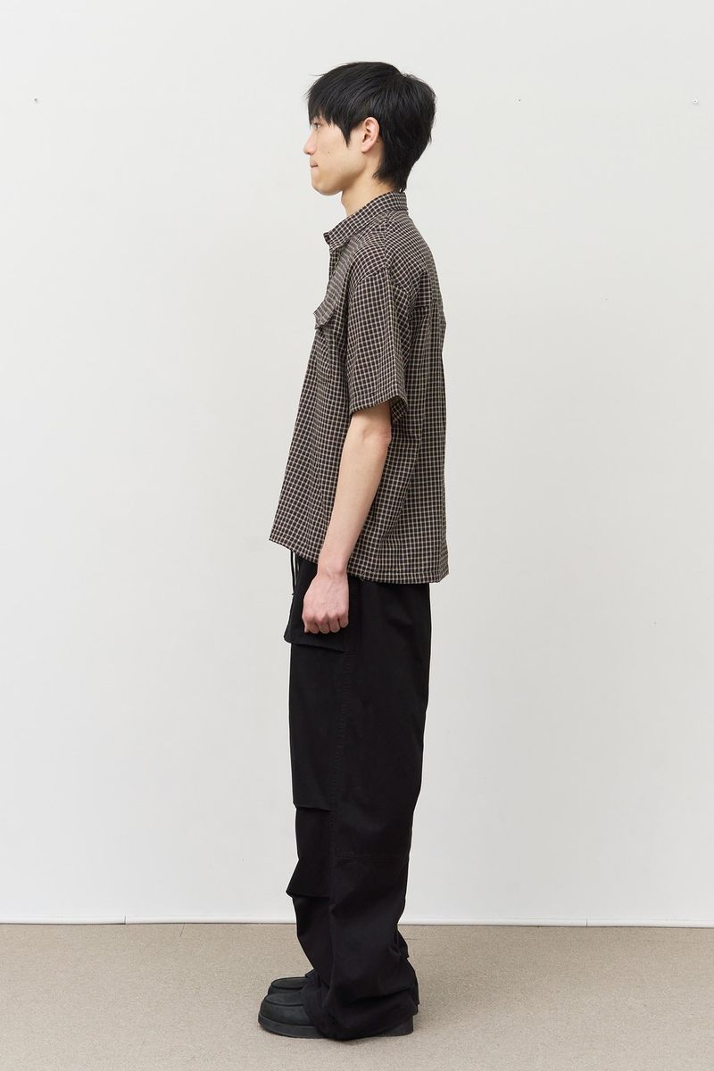 Beam Western Check Cropped Shirt