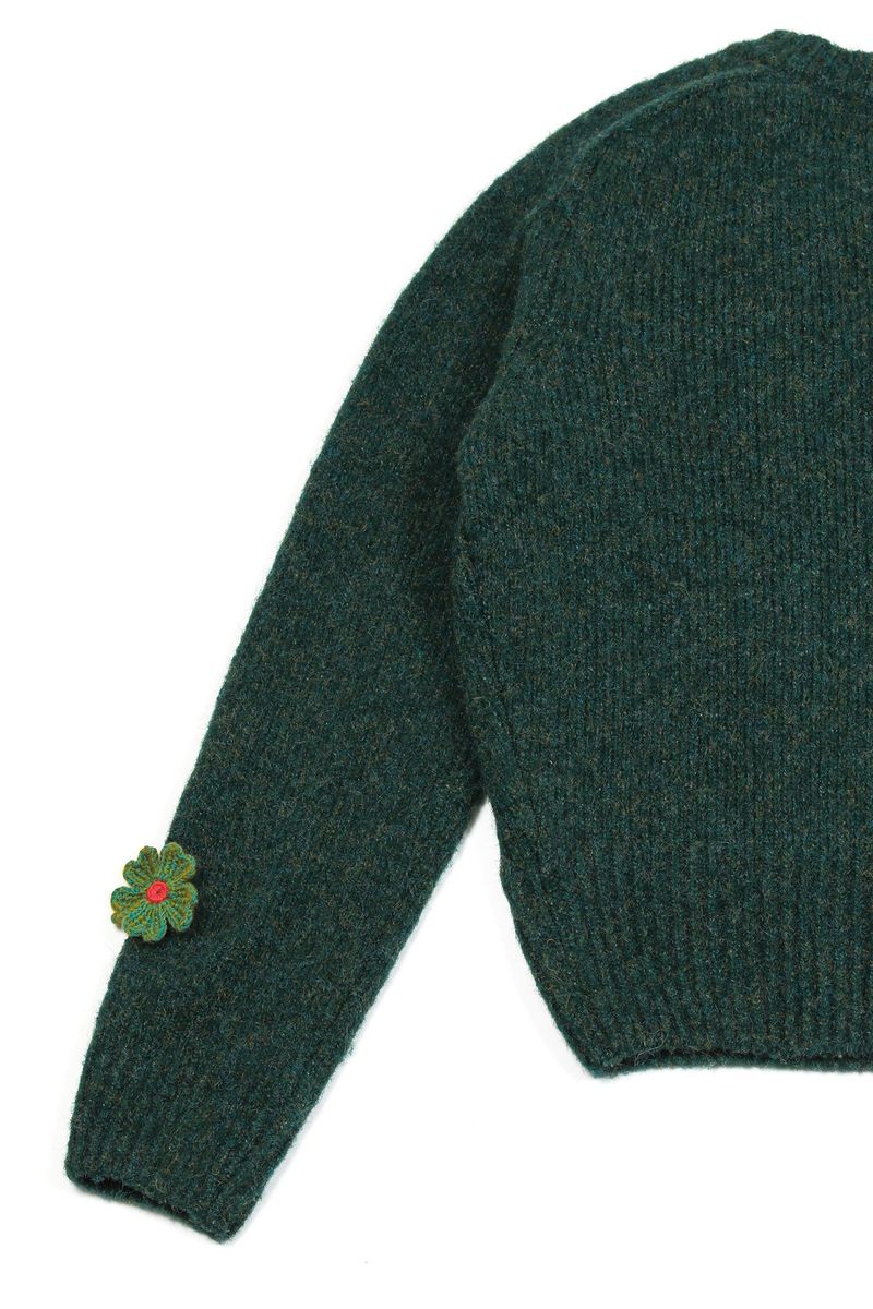 Tommy Flower Knit [Green]