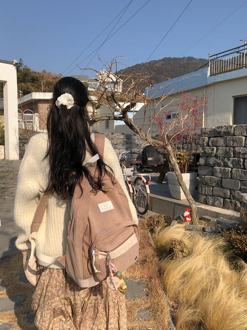 Bon voyage backpack_mocha brown