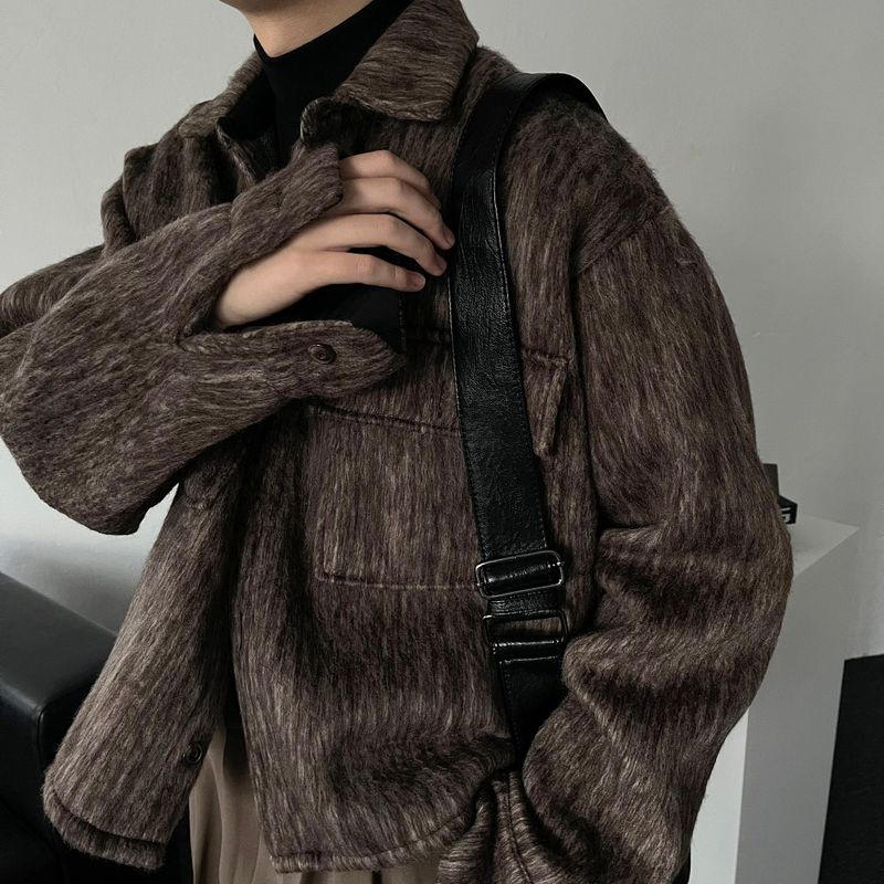 COZINESS（コジネス）の「CR Dopp Mohair Cropped Shirt Jacket (2 colors)（Tops）」