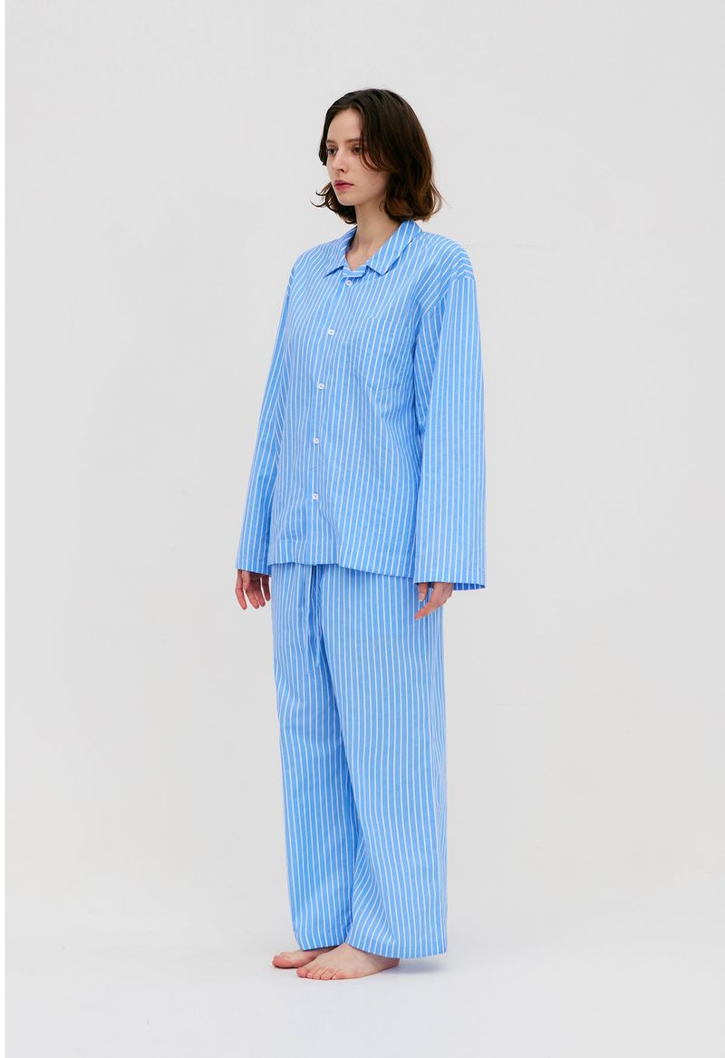 Stay Stripe Pajamas Long Set (3 Colors)