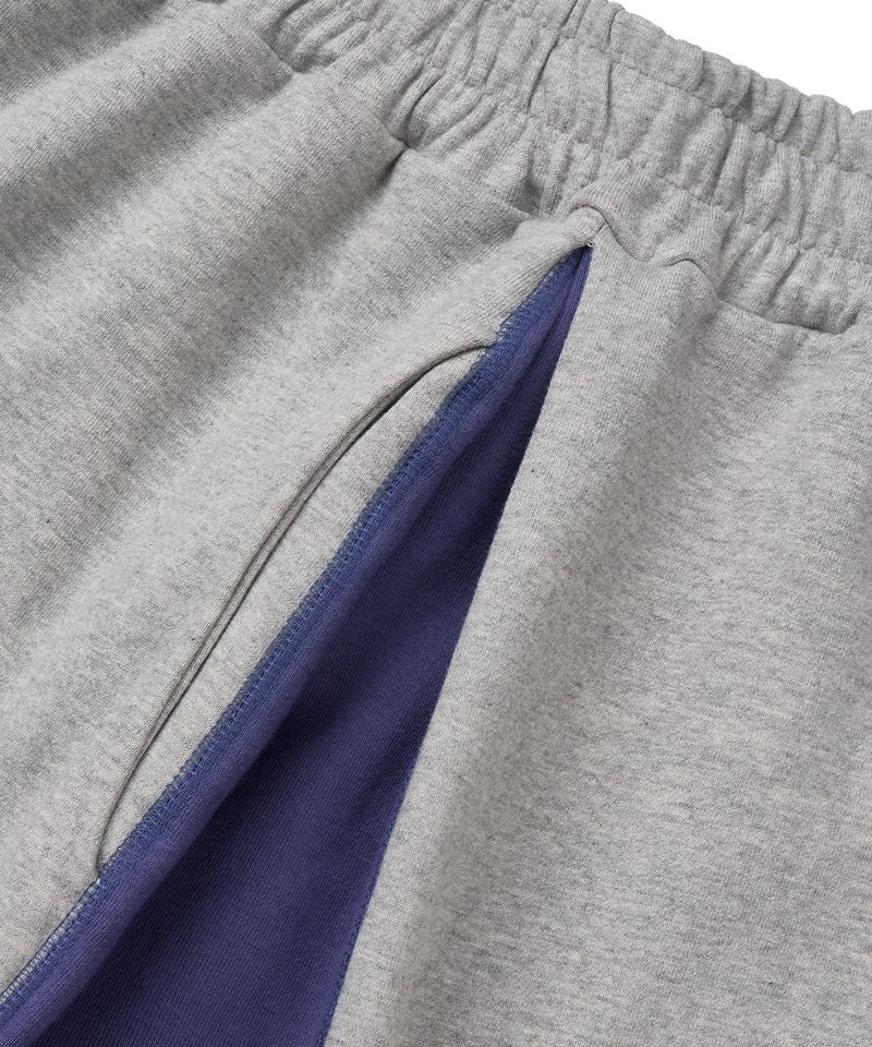 Track Color Bermuda Sweatpants - Gray