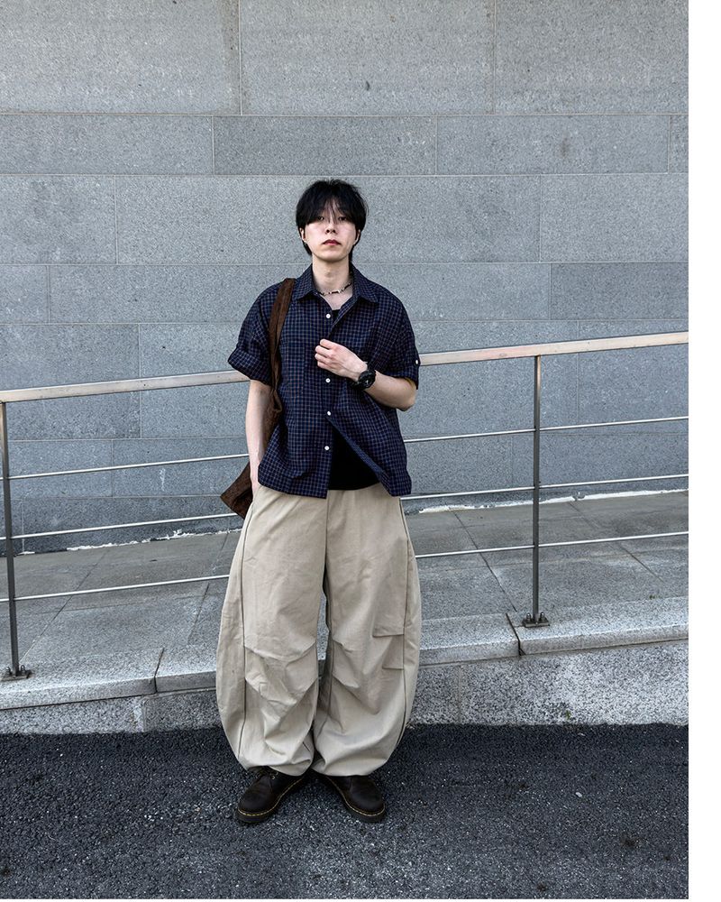 Trevil Patch Balloon Chino Pants