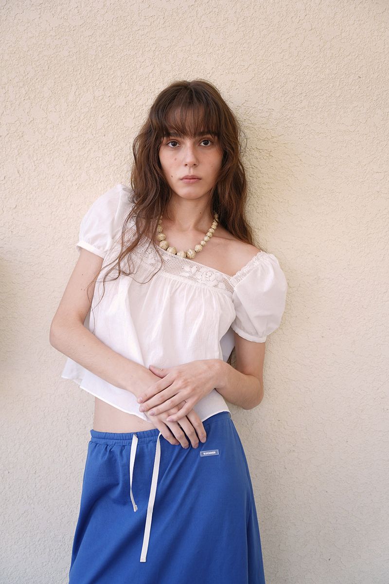 Rose square blouse