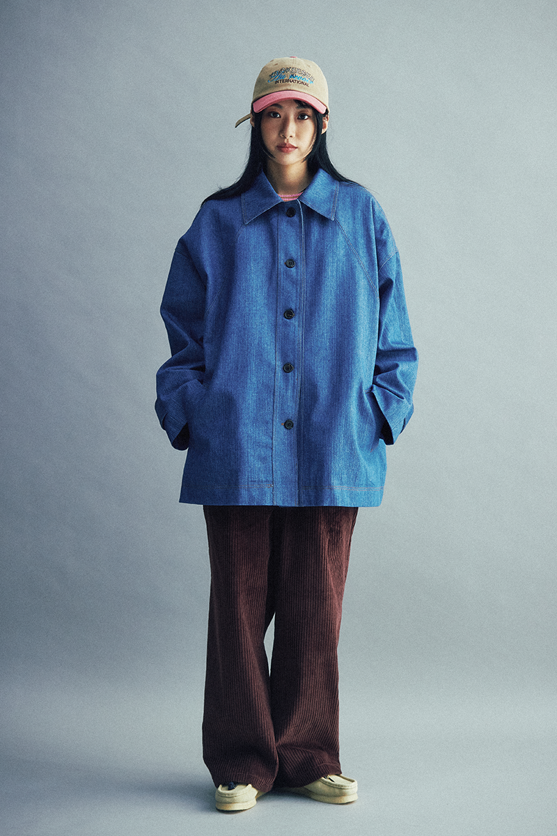 KOOKEESEE Slub Denim Jacket