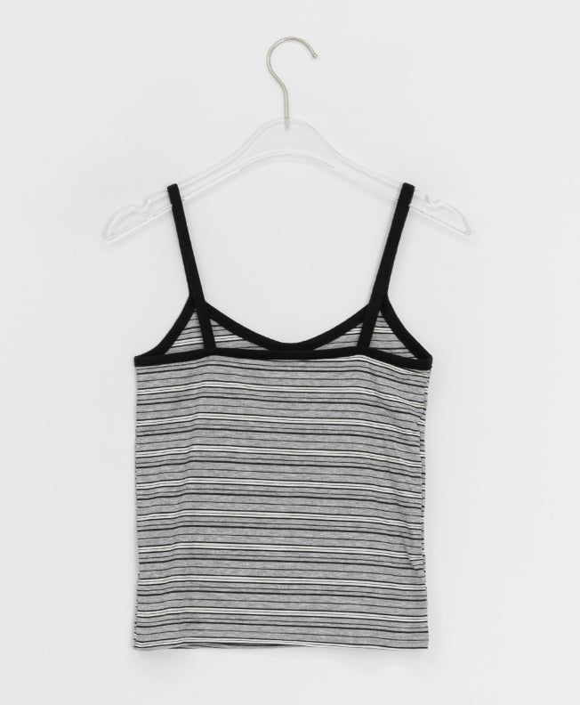Niero Stripe Tencel String Sleeveless