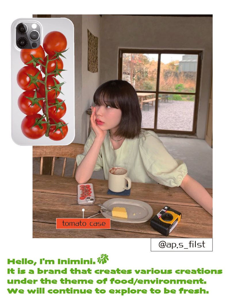 Tomato case - jelly hard