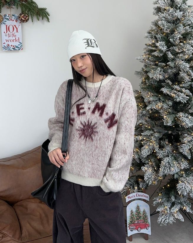 Merid Sun Mohair Crop Knit