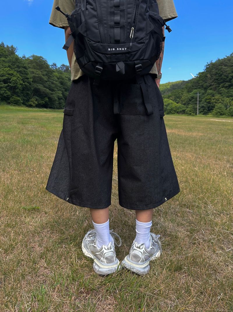 Fold Jeans 8-part Bermuda Pants 2C