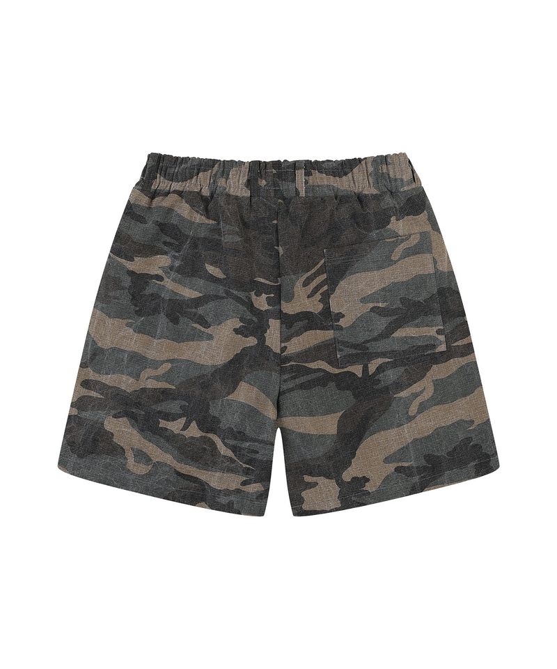 rover camo belted shorts khaki