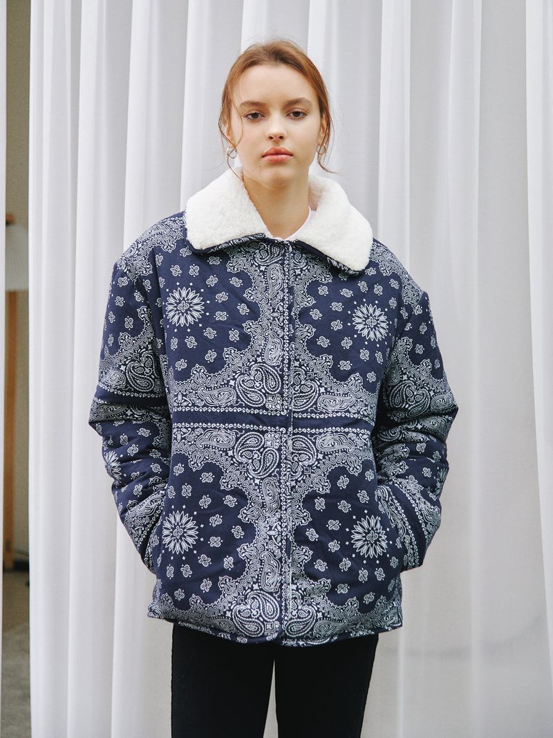 PAISELY REVERSIBLE JUMPER_NAVY