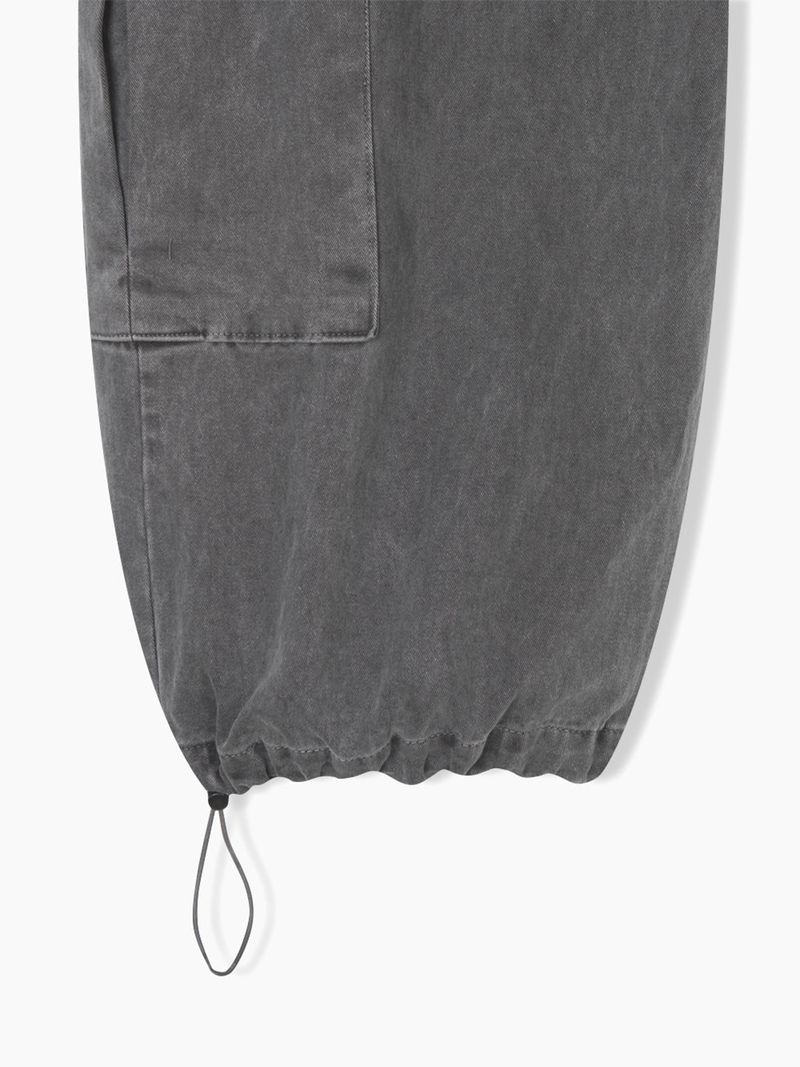 Ash pigment vintage cargo pants