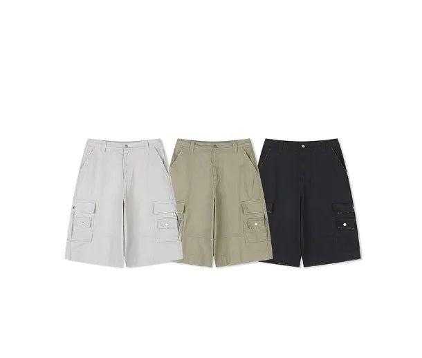 Mont Damaged Multi-Pocket Bermuda Pants