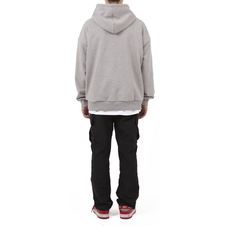 EMB LOGO HOODIE gray