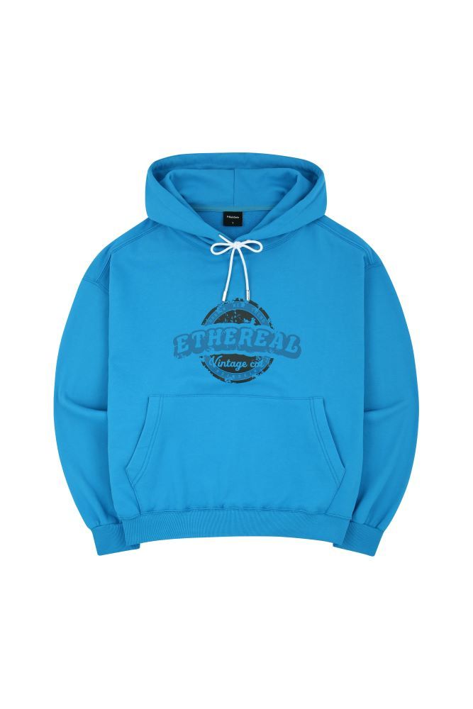 P:ReinSein（レインセイン）の「Blue vintage over-fit hoodie（Tops）」