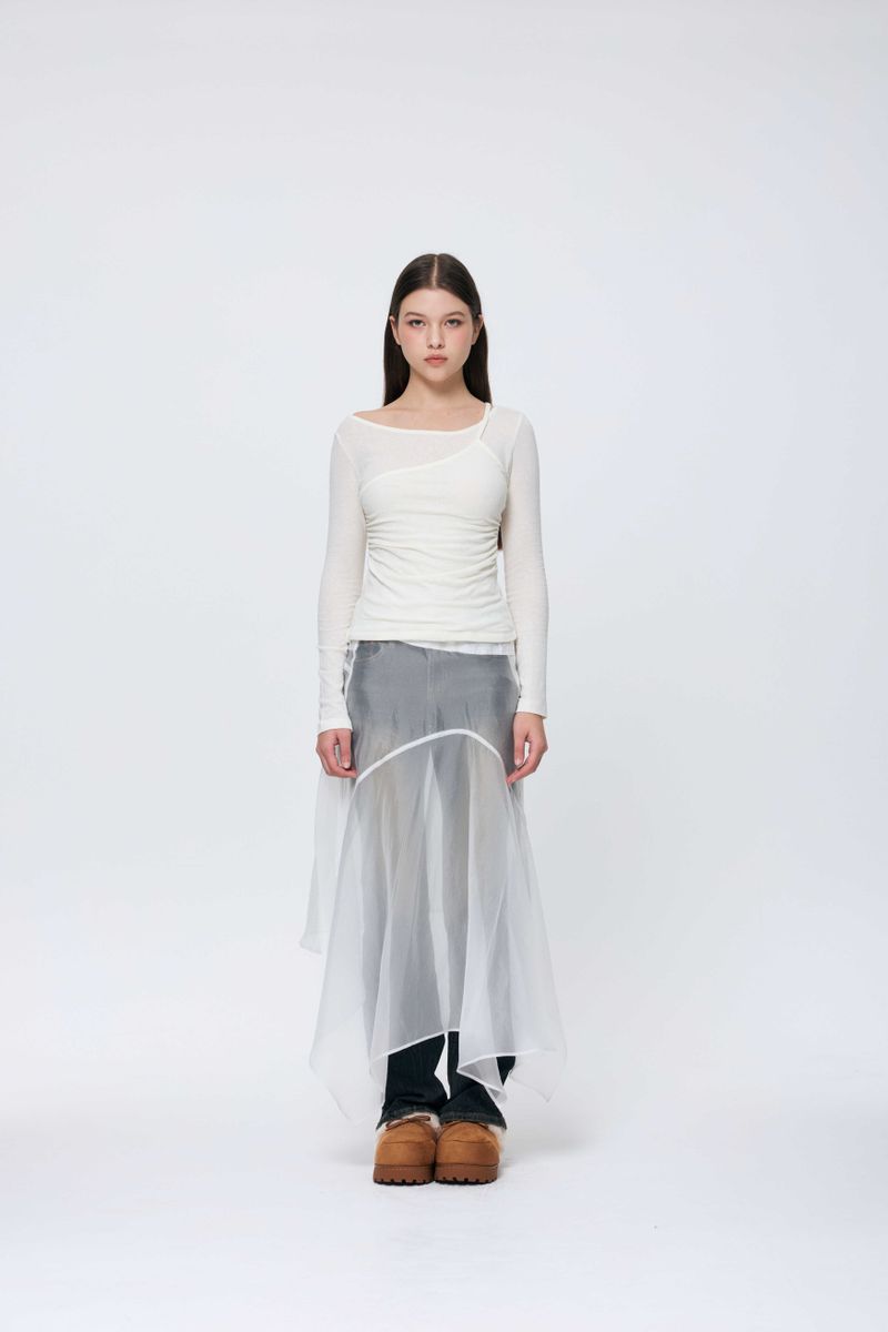 ARIKIM（アリキム）の「MUREN SHIRRING TOP / IVORY（Tops）」