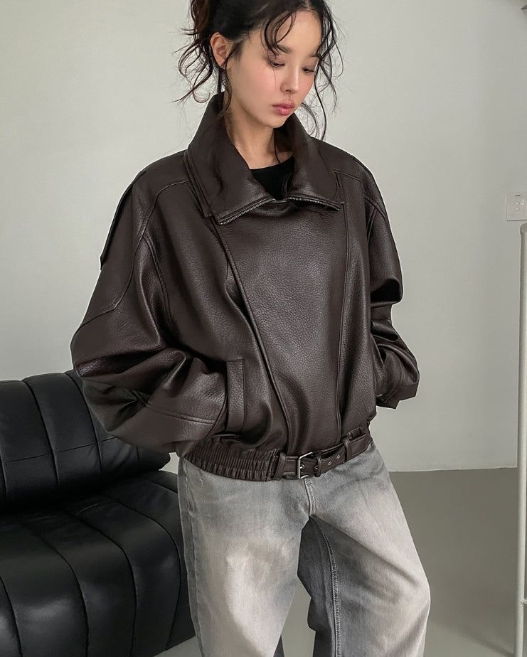 Kanto Double Rider Leather Jacket