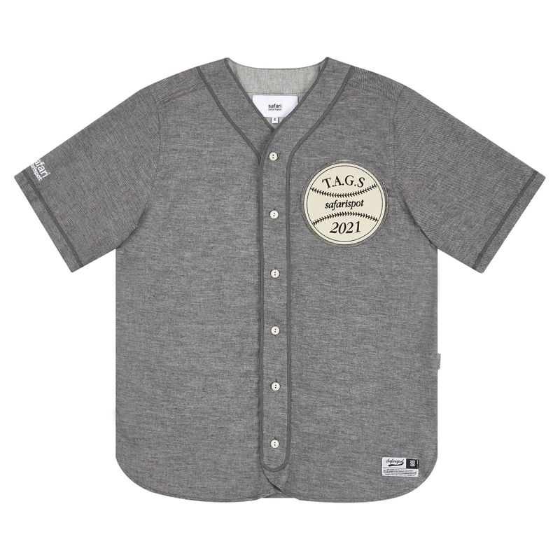 safarispot(サファリスポット)の「 ROUX BASE UNIFORM DUGOUT SHIRTS (BLACK)(Tops)」