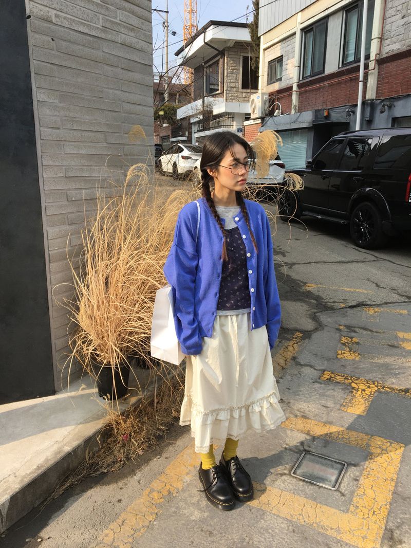 Pudding Ruffle Skirt (2color)